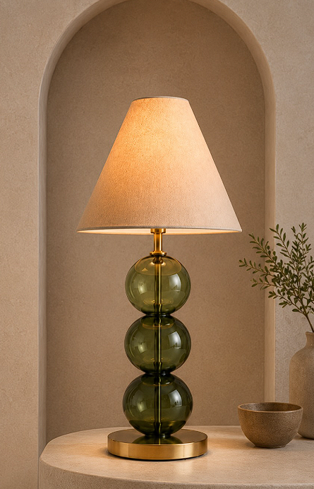 Amber Küre Modern Masa Lambası - Görsel 3